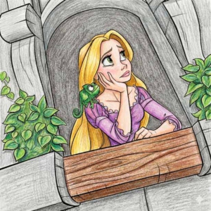 Kostenlose Rapunzel Ausmalbilder
