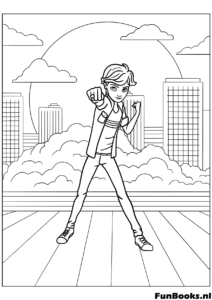 Miraculous logo and symbols coloring sheet