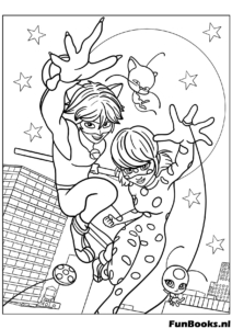ladybug and cat noir coloring pages, miraculous ladybug printables, tikki and plagg coloring, marinette and adrien sheets, free miraculous coloring pages