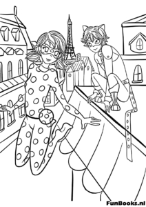 Ladybug und Cat Noir Ausmalbilder 26