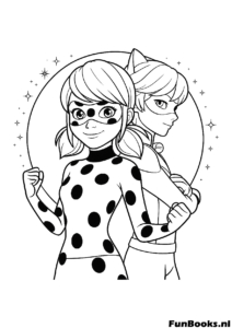 Ladybug und Cat Noir Ausmalbilder 38 Ladybug und Cat Noir Ausmalbilder 38