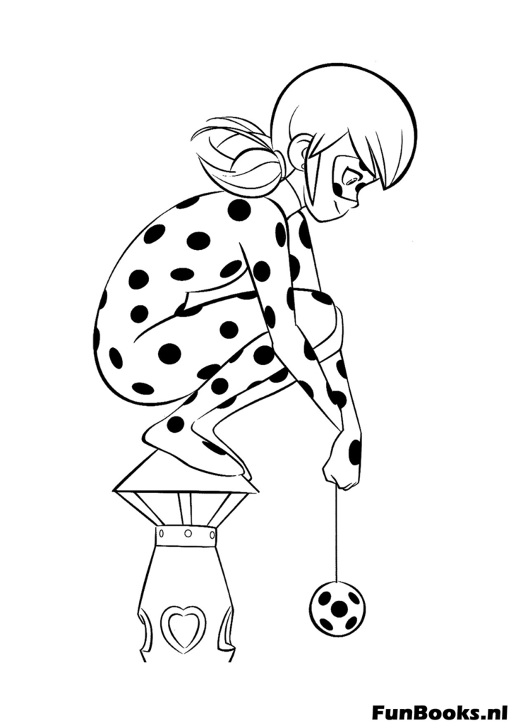 Kostenloses druckbares Ladybug Ausmalbild PDF