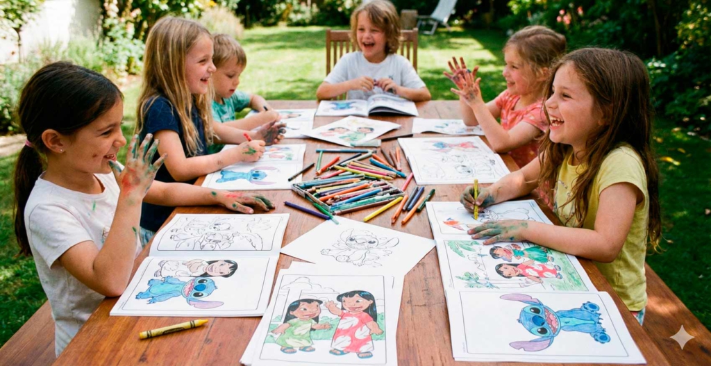 disney alien coloring pages