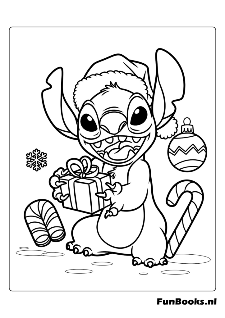 Lilo en Stitch vriendschap kleurplaat