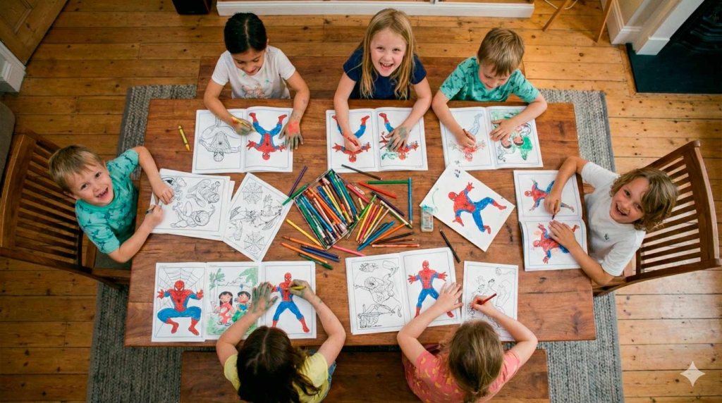 spider man bilder zum ausmalen