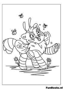 Monstre terrifiant ressemblant à un hybride de Boxy Boo et d'une créature coloriage