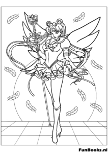 Eternal Sailor Moon Marche Coloriage Eternal Sailor Moon Marche Coloriage