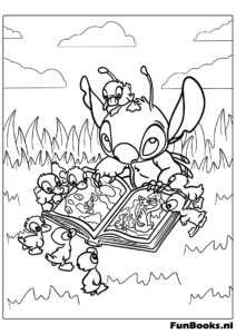 Printable Lilo coloring page with tropical theme