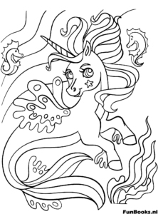 Mandala Unicorn Pattern Hair Coloring Page Mandala Unicorn Pattern Hair Coloring Page