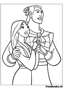 Mulan Traditionele Jurk Kleurplaat