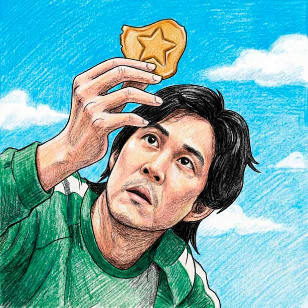 coloriages squid game gratuits, Coloriage Squid Game imprimable pour adolescents