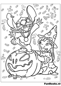 Сoloriage Lilo et Stitch 13 Сoloriage Lilo et Stitch 13